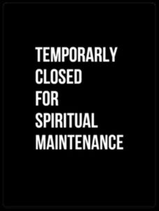 spiritual maintenance